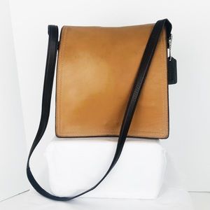 🌞RARE Coach Vintage Leather Monterey Messenger